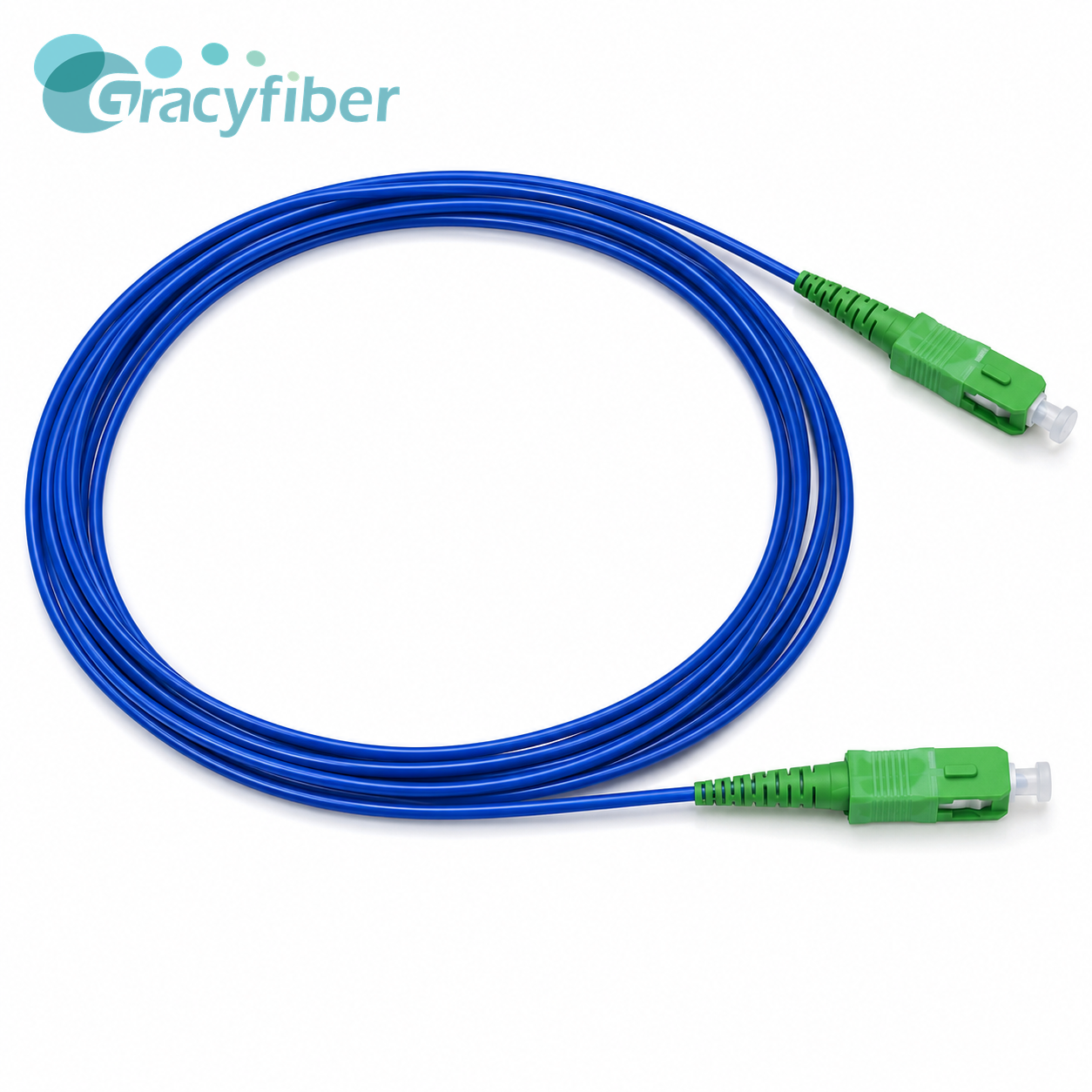 Passive Optical Components Manufacturer,C Band PM Fiber Patch Cord 4m SC APC PM1550 Slow Axis Low Loss High ER 2mm Blue Jacket Kevlar Cable