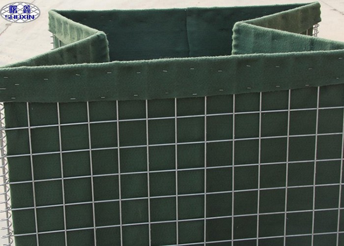 Заполненный песок гальванизировал стену Mil 7 барьера Hesco коробки Gabion