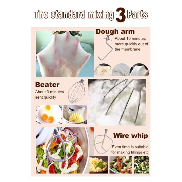 5L 7L 10L 20L 30L Планетарный миксер для пищевых продуктов Коммерческая пекарня Чаша Подъемный крюк Взбиватель Плоский венчик из нержавеющей стали