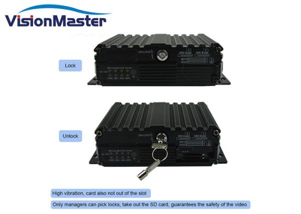 Sistema móvel WCDMA 3G da câmara de vigilância do carro do gravador de vídeo HD DVR 1080p de Digitas