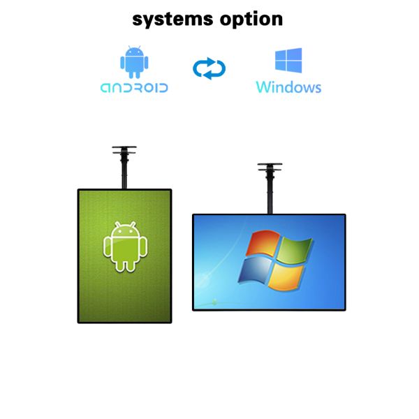 Commercial LCD Digital Menu Board for Restaurants, High Brightness Digital Signage Display