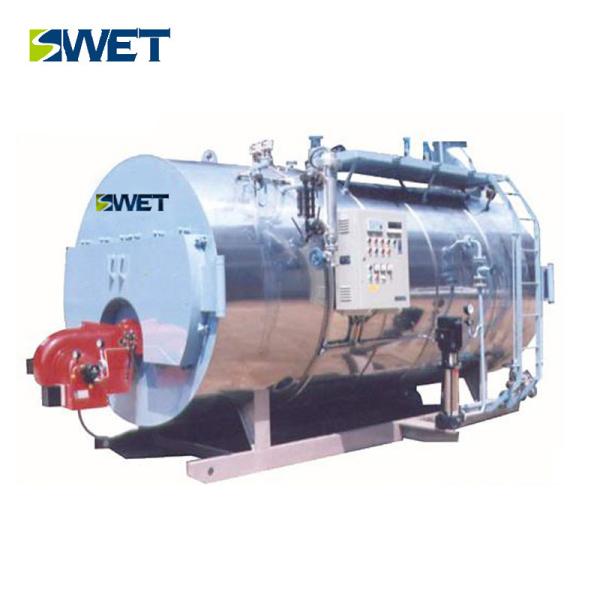 WNS Series Diesel Lpg Steam Boiler Natural Gas Biogas Fired For Textile Industry