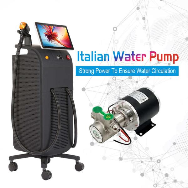 Écran 4K 2000W / 4000W Glace Platine Dépilation 808 755 1064 Diode Laser Machine d'épilation au laser Titane