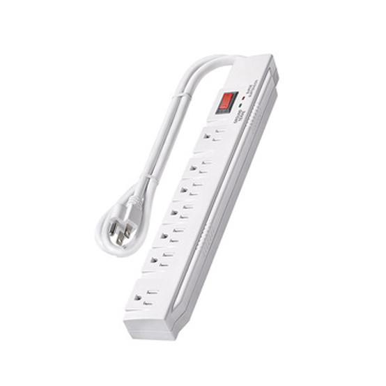 7 outlet Power Strip and Extension Socket With 15A Circuit Breaker Surger Protector