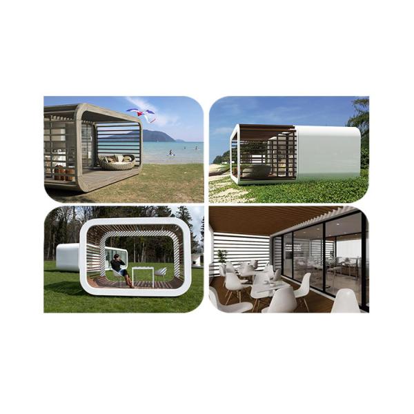 Студии сада алюминиевого бунгало кабины раздвижных дверей Prefab полуфабрикат Prefab Prefab модульные дома