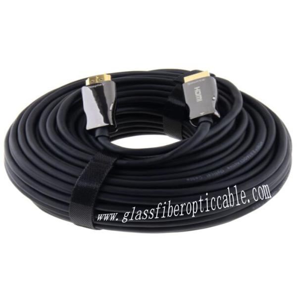 Cable negro de los Gbps 4K 60HzHDMI AOC de la fuente 18,2 de Paintcoat 5V