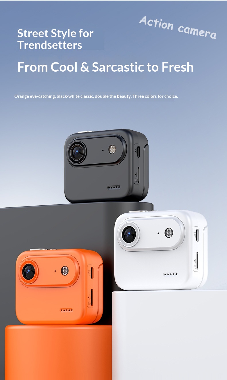 Cross-Border Best-Selling Y360 4K Outdoor Sports Camera Mini Thumb 128G 2.0-inch Screen 140 Wide Angle Handheld Vlog Video