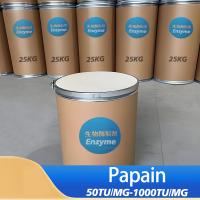 2400000U/g Liquide Papaïne CAS 9001-73-4 Substance en poudre blanche soluble dans l'eau