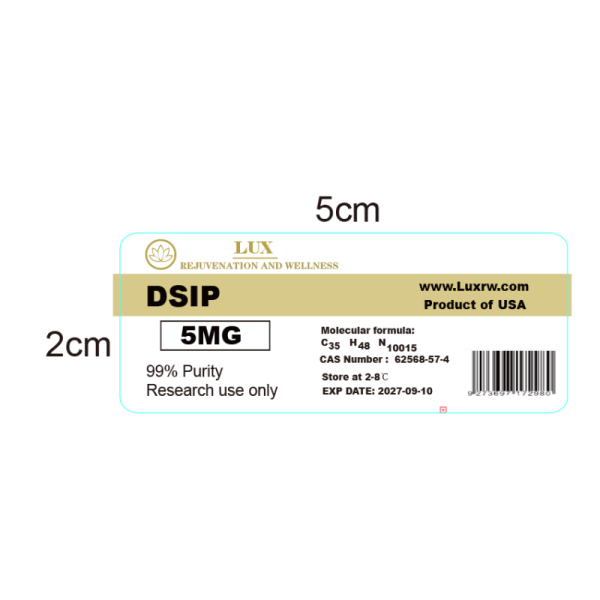 Klow 80mg PVC Strong Glue 3ml Vial Labels