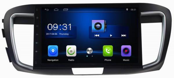 Ouchuangbo car video multimedia player android 8.1 for Honda Accord 9 (2.0 Low) with gps navigation  MP3 MP4 SWC