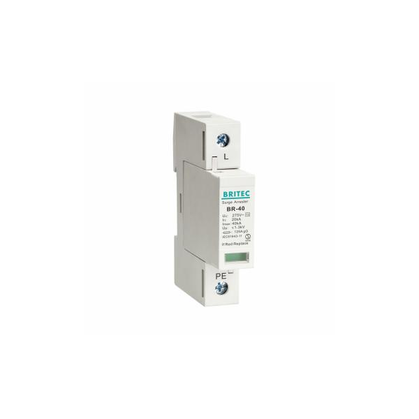 40kA Din Rail Mounting Surge Protection Device IEC61643 Standard Lightning Protector