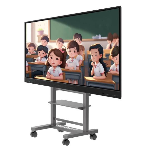 Conférence de couleurs OEM Affichage interactif à écran plat en métal pour les réunions d'entreprise