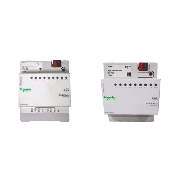 Schneide SpaceLogic KNX REG-K 8 Channel 24V Binary Input Module MTN644792 for BAS Systems