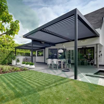 máscara de alumínio do lazer do jardim da casa de campo do miradouro 10x12 exterior com telhado do metal