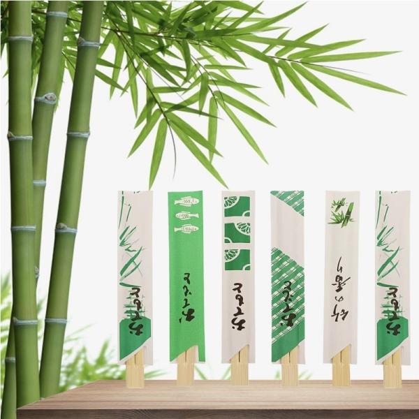 Bamboo Twin Chopsticks 100% Natural Color Disposable Japanese Sushi with Polished Finishing