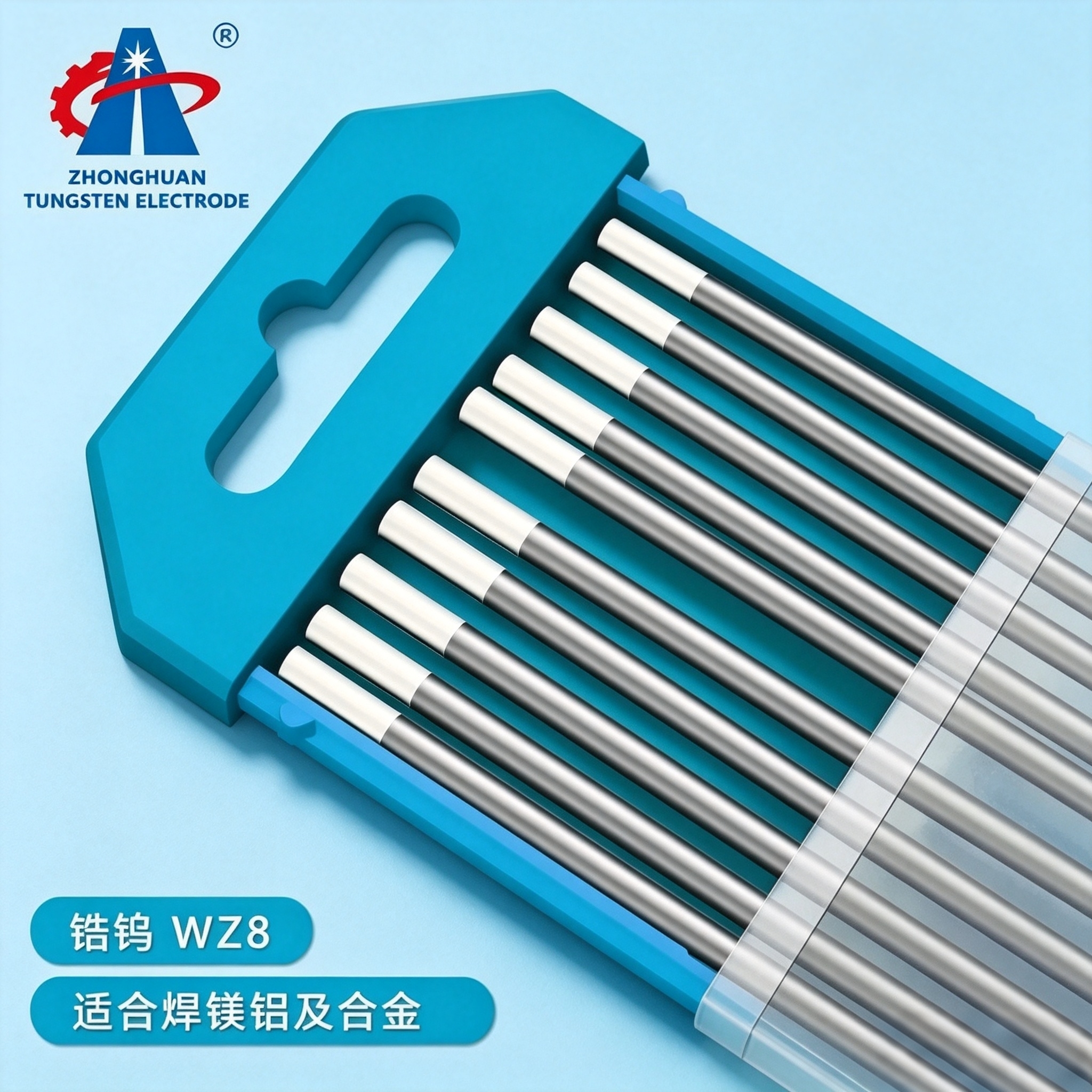 Zirconiated Tungsten Electrodes WZ8 (White head)