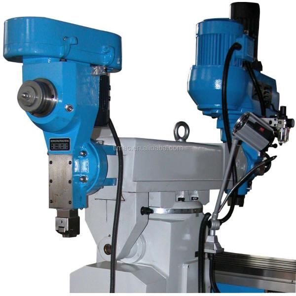 3-Axis TIMEWAY H/V Mill Head Turret Milling Machine TM500 with Customizable Voltage
