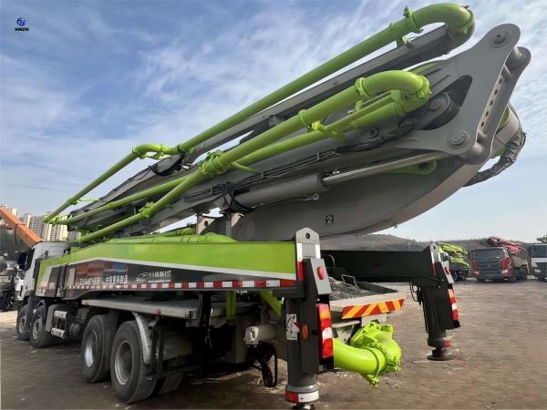 2020  Used Concrete Pumper Truck Zoomlion ZLJ5449THB 56X-6RZ On Chassis Mercedes Benz Actros 4141