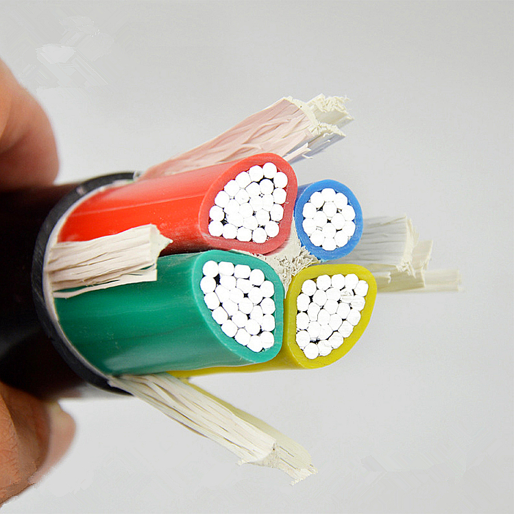 U1000AR2V Aluminum Conductor Underground XLPE Power Cable 4*120mm2 PVC Jacket for Power Station & Home Appliance