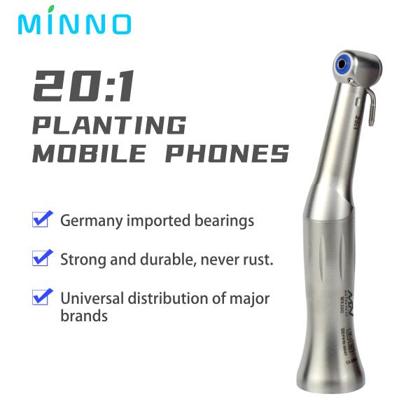 CA-520-2 Surgical Handpiece 20/1 lmplant Contra Angle External Water Spray Low Speed Handpiece Without LED Colors