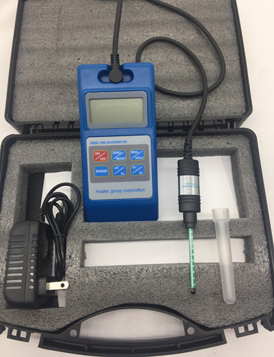 HGS-10C Portable Digital Gaussmeter Tesla Meter 200mT 2000mT for Magnetic Field Measurement