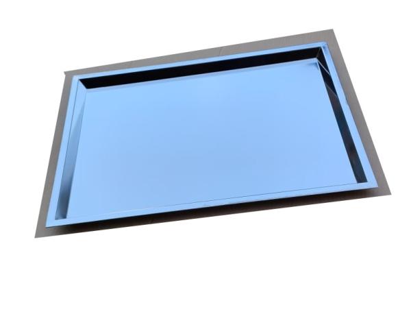 400*600*25mm Stainless Steel  Metal Tray Home Kitchen Baking Tray For Food Preservation