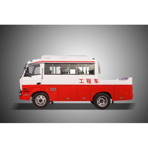 Euro3 No AC Dongfeng Cummins 140HP EQ5060XGCT4 4x2 Engineering Bus