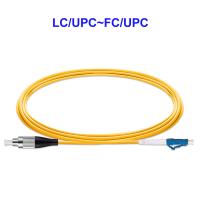 Categoria do portador do núcleo do único modo 1 de cabo de remendo da fibra ótica do LC UPC FC UPC
