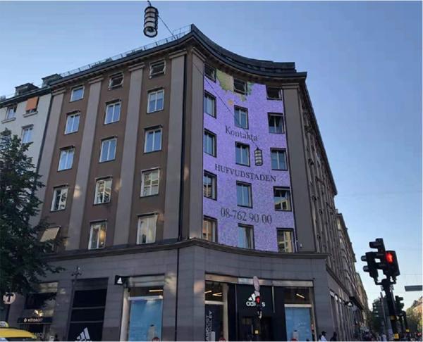 Cartão de publicidade LED de alta luminosidade à prova d'água