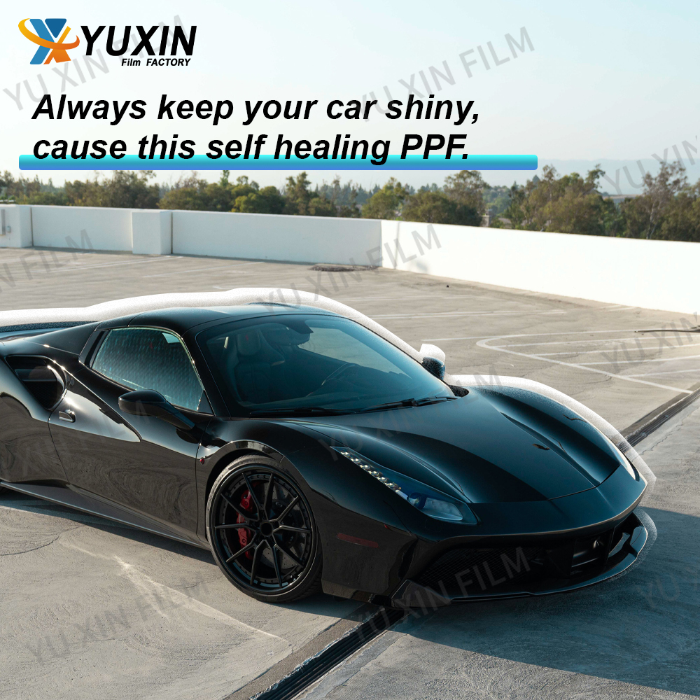 7.5mil Ceramic Coating Self-Repairing Clear PPF Paint Protection Film for Automotive