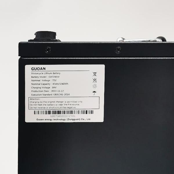 Соединители батареи электрического мотоцикла иона 72В Ли ОЭМ ОДМ Мулти в случае металла