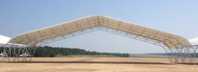 Construções tranqüilas de aço pré-fabricadas do hangar dos aviões do fardo com período grande