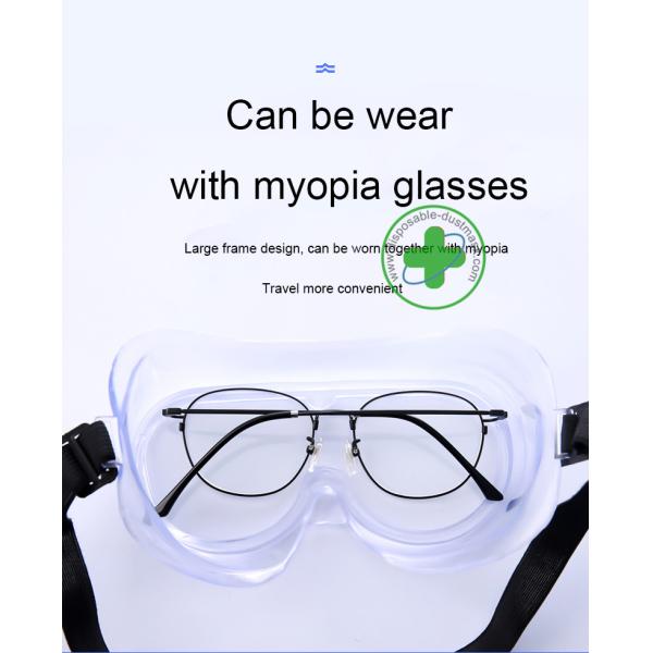 Closed Medical Safety Goggles Anti Splash Anti Fog Goggles Uv Protection