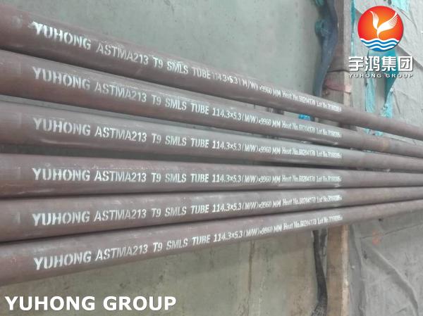 ASTM A213 T9 Chromium-Molybdenum Alloy Seamless Heat Exchanger Tubes