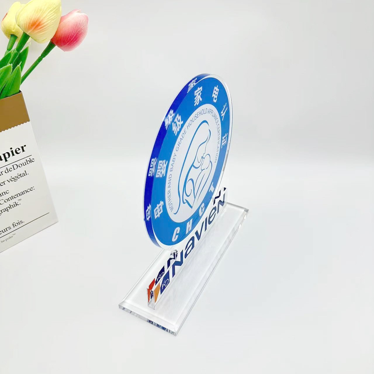 Custom Creative UV Printed Acrylic Medals, Trophies, Plexiglass Transparent Desktop Ornaments & Display Gifts from Manufacturers