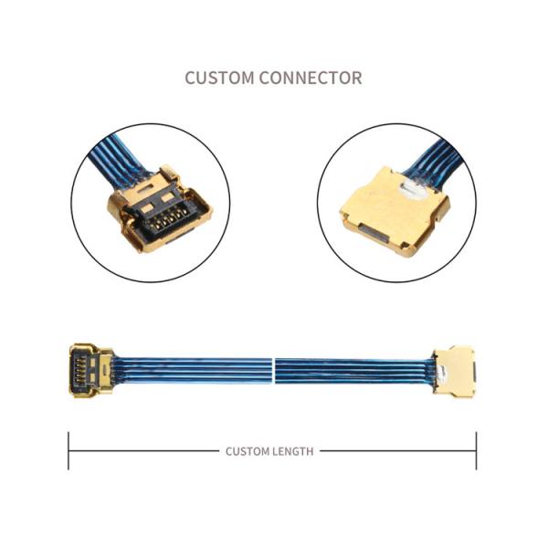5 Pin 30pin para 20857-005T-01 I Pex 20380-R30T-060 Lvds 5P Micro Cable Coaxial