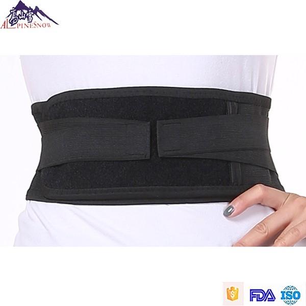 Tissu de soi-même passionné lombaire magnétique de Tourmaline de ceinture de soutien de la maladie de taille matériel