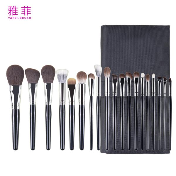 292A23525 Juego de brochas de maquillaje de lujo con logotipo personalizado de 25 piezas con embalaje de fábrica