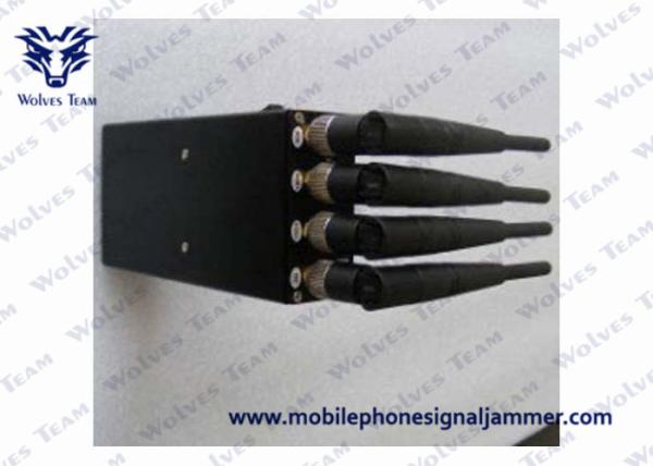 Compact Structure Mobile Phone Signal Blocker Jamming Range 5 - 30m CDMA GSM DCS PHS 3G