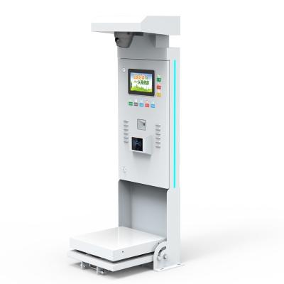 Patterned Steel / Galvanized Pipe 10-Inch AI Intelligent LCD Bench Scale with Android System QR Code Management KG Capacity