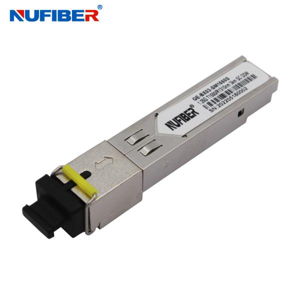 Bidi SC 3km 1G WDM Optical Fiber Transceiver Module SFP 1.25g