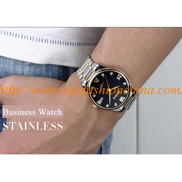Rose Gold Black White Woman Watch Luxury Watch for Man Stainless Steel Watch Quartz Watch