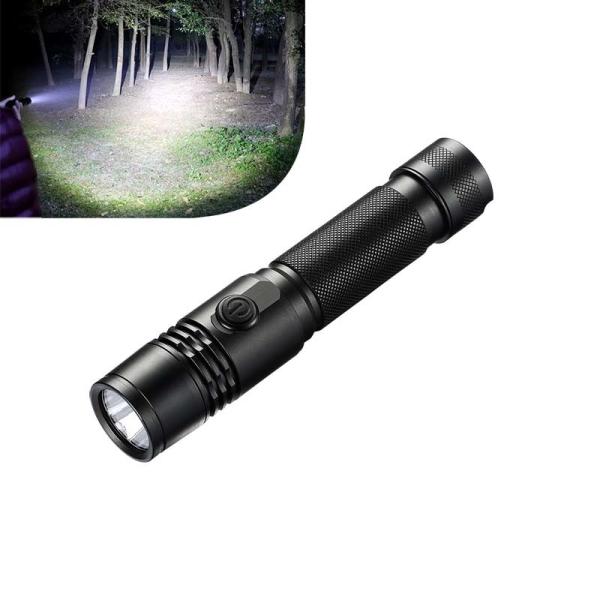 Small USB Rechargeable Flashlight , 1200 Lumen Portable Rechargeable Torch Light