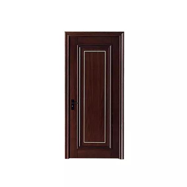 Modern Wooden House Interior Doors , Customized Melamine Frames Wood Door
