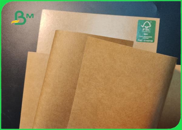 FDA Approved 160gsm + 10g Virgin Coated Brown kraft Paper Roll For Paper Cup