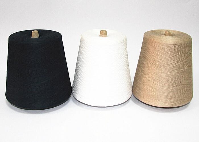 High Grade Various Colors 100% Pure Cotton Yarn Customized Twist For Weaving