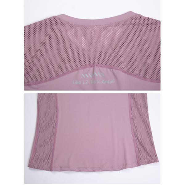 Футболки фитнеса дам Flatlock Stitcing футболок женщин Richee атлетические