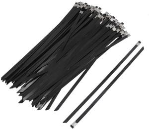 O PVC da cinta plástica do fecho de correr SS304 revestiu laços sem revestimento