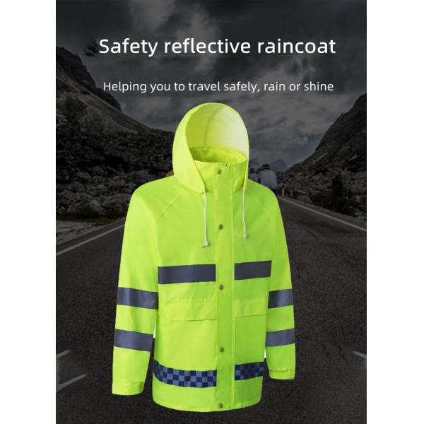 Safety Motorcycle Reflective Safety Clothing 300d Oxford Fabric Windproof