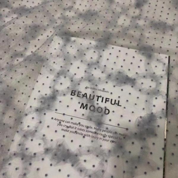 печать точки сетки чистой ткани 180gsm Тюль причудливая шнурует ткань для платья